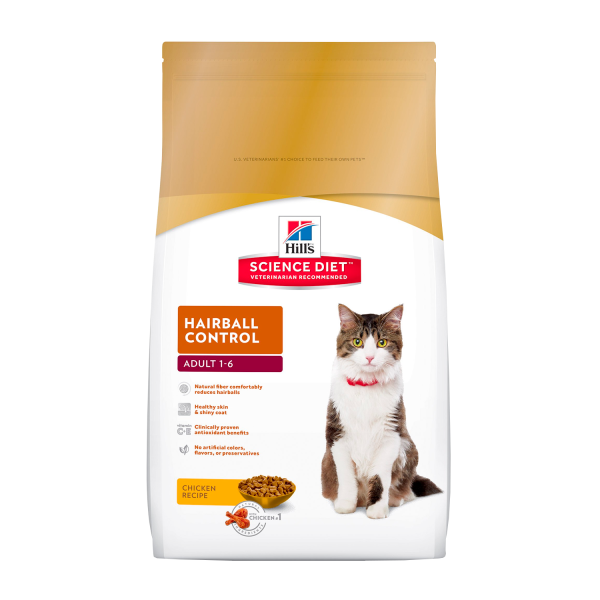 Hill's Pet Nutrition Science Diet Chicken Flavor Dry Cat Food for Adult, 15.5 lb. Bag - Image 3