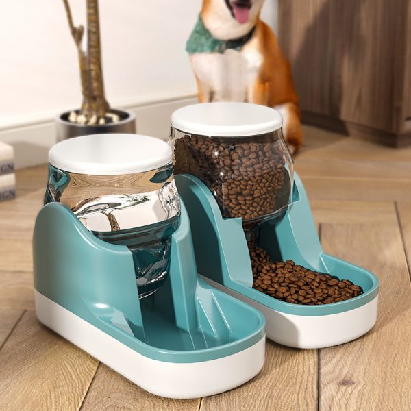 Cat Water Fountain Automatic Pet Feeder Auto Food Dispenser For Dog Drinkin Feeding Bowl Dry Food Supplies Large Capacity - Image 3