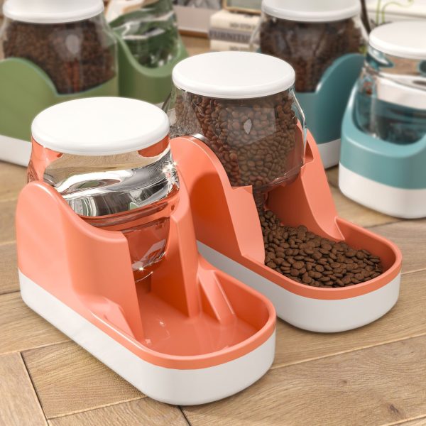 Cat Water Fountain Automatic Pet Feeder Auto Food Dispenser For Dog Drinkin Feeding Bowl Dry Food Supplies Large Capacity - Image 6